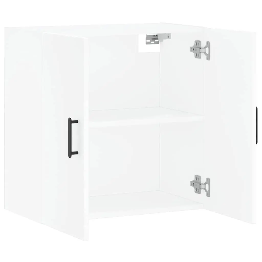 Wall-Mounted Storage Cabinet Organiser White 60x31x60cm