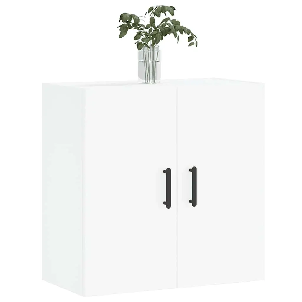 Wall-Mounted Storage Cabinet Organiser White 60x31x60cm