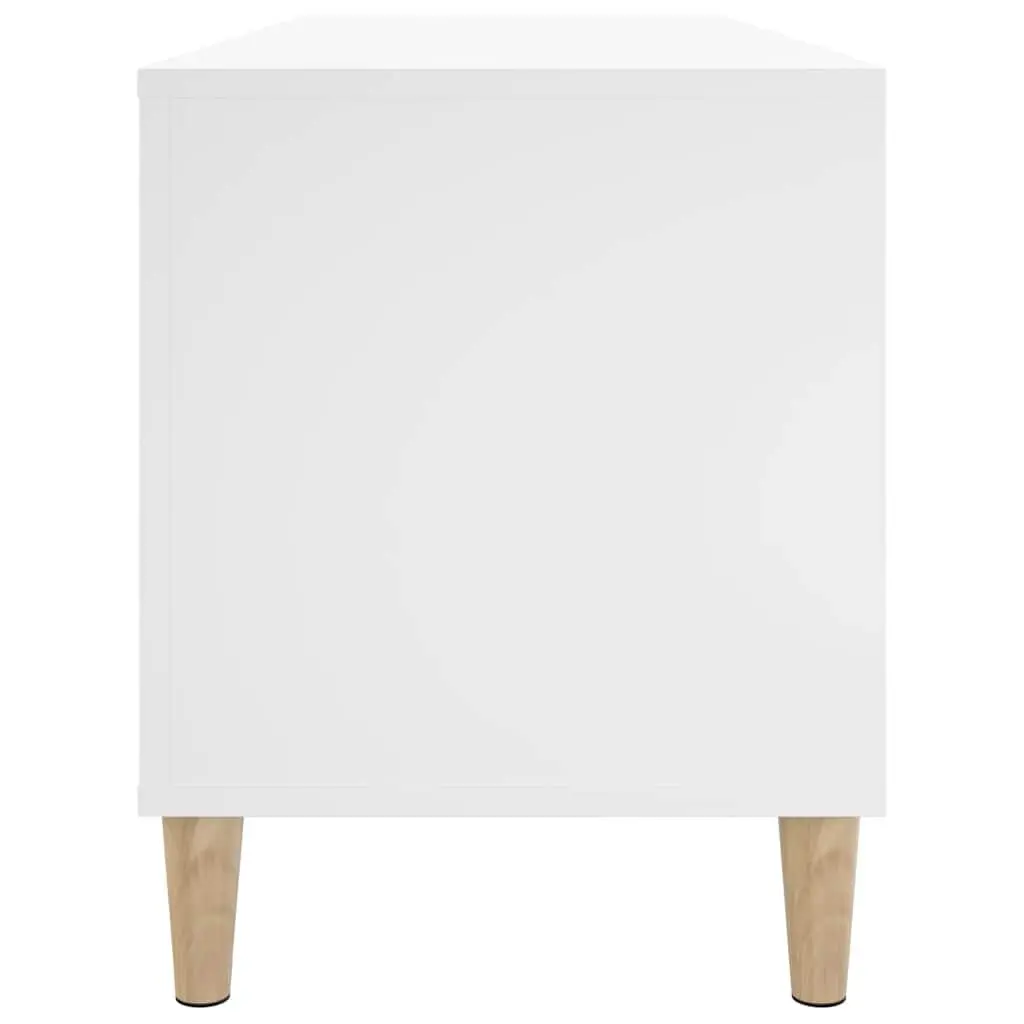 Record Storage Cabinet Vinyl LP Organizer 100 x 38 x 48 cm White