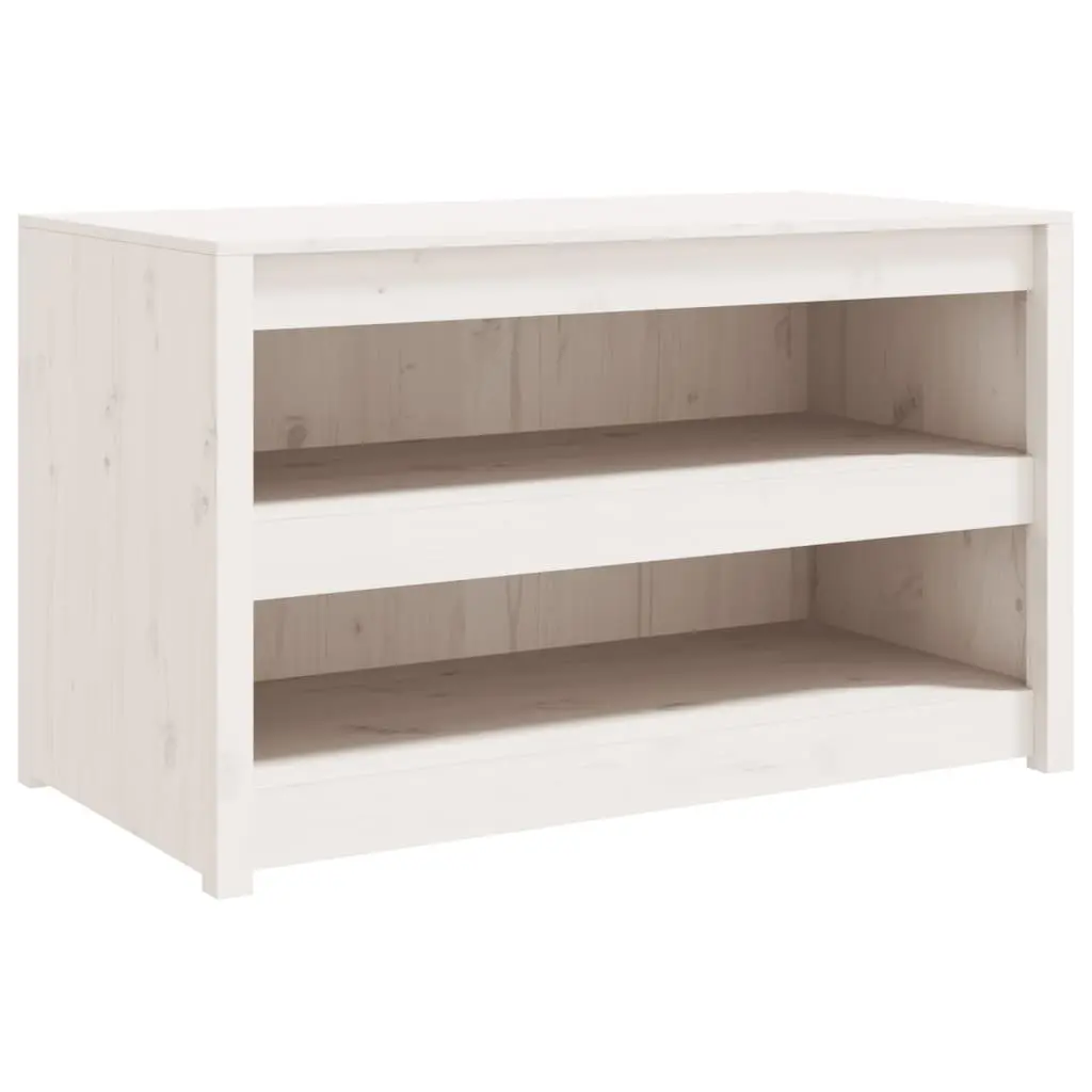 Outdoor Kitchen Cabinet Storage Solid Pine Wood White 106W x 55D x 64H cm