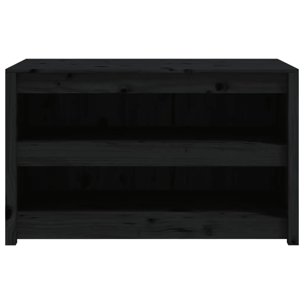 Outdoor Kitchen Cabinet Black Garden Storage Wooden Cupboard Patio Furniture