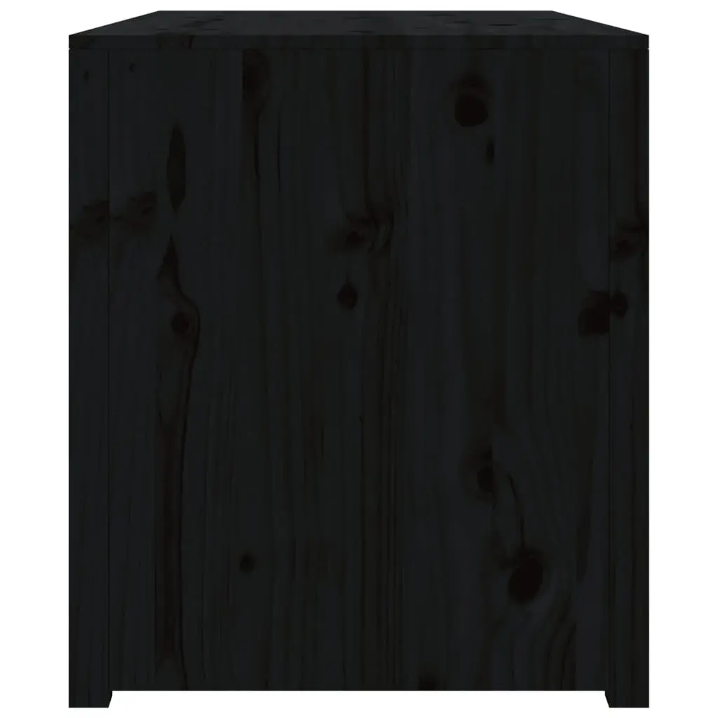 Outdoor Kitchen Cabinet Black Garden Storage Wooden Cupboard Patio Furniture