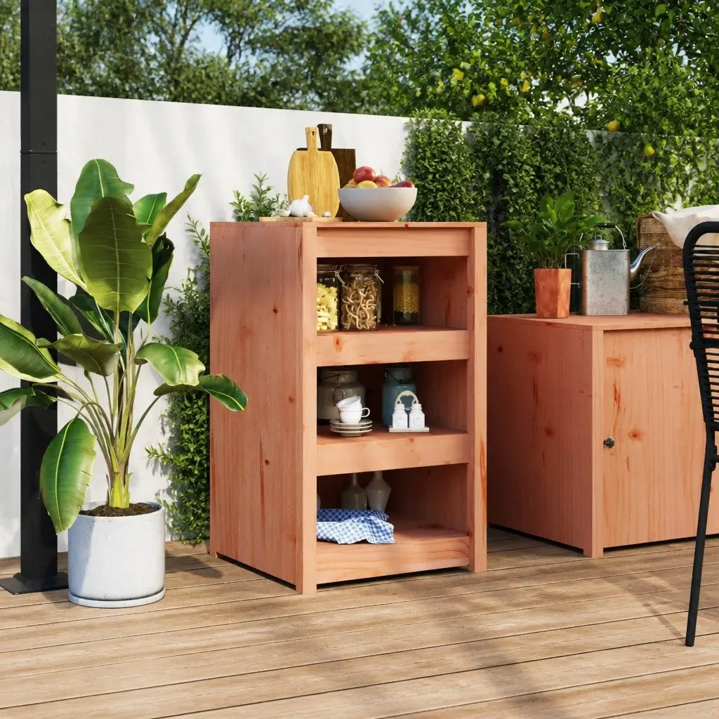 Outdoor Kitchen Cabinet in Solid Douglas Wood