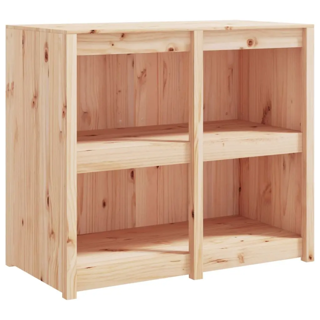 Outdoor Kitchen Cabinet Brown Solid Pine Wood Storage Furniture 106x55x92 cm