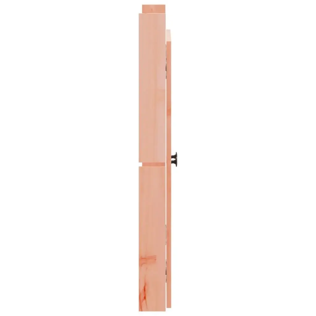 Solid Wood Outdoor Kitchen Cabinet Door Douglas Brown 82cm x 50cm Flush Mount