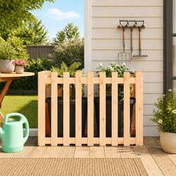 Reliable and Attractive Pine Wood Garden Bed