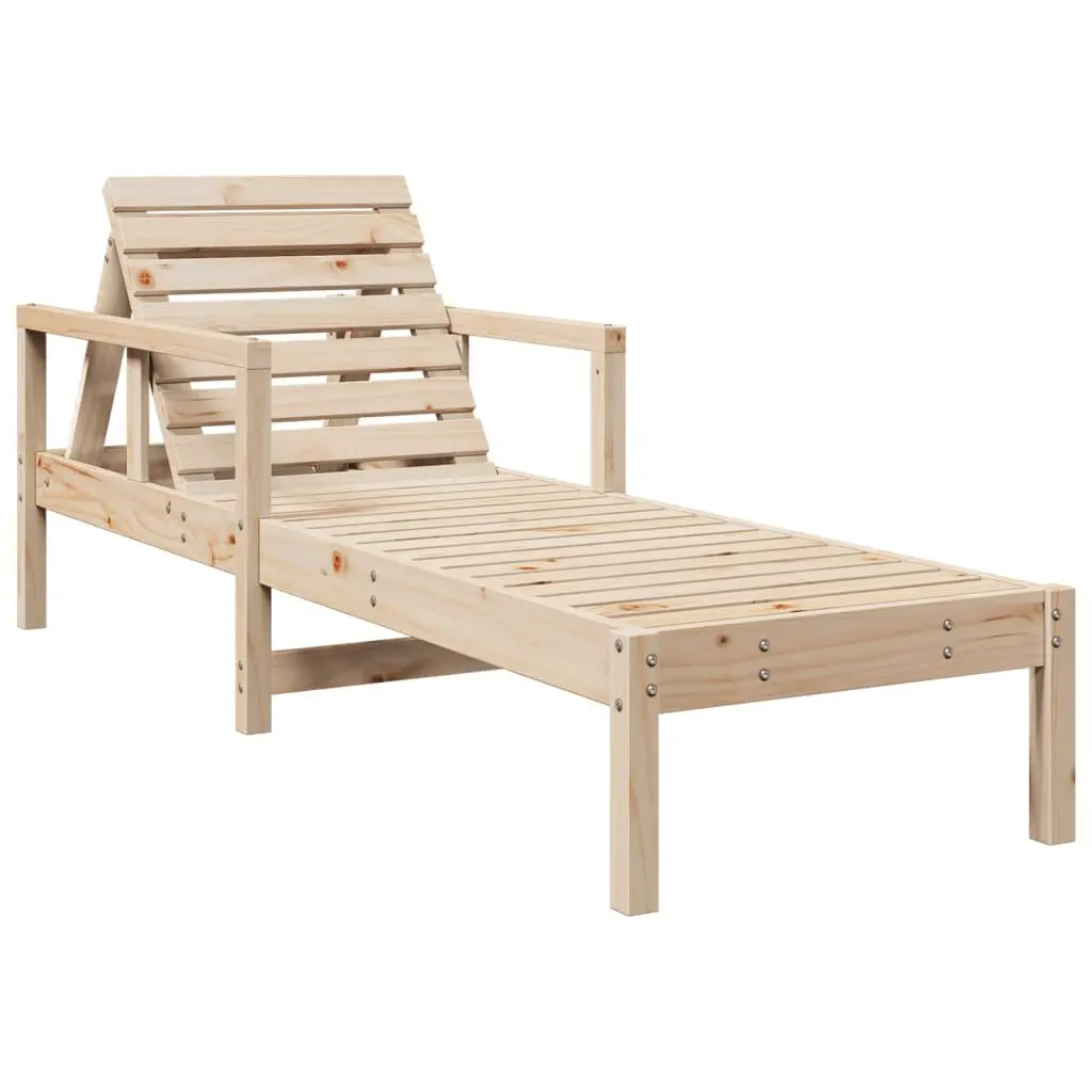Sun Lounger Outdoor Seating Adjustable Backrest Garden Patio Lounging Chair
