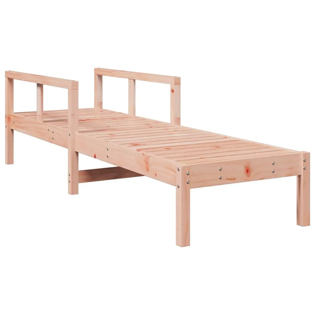 Wooden Sun Lounger with Adjustable Backrest