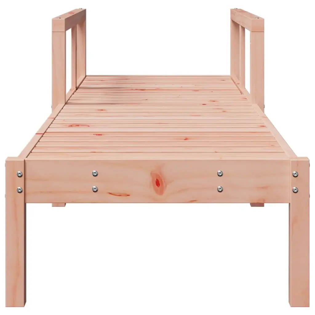 Wooden Sun Lounger with Adjustable Backrest