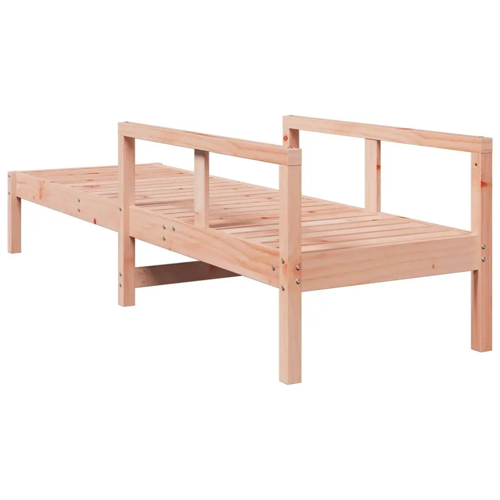Wooden Sun Lounger with Adjustable Backrest