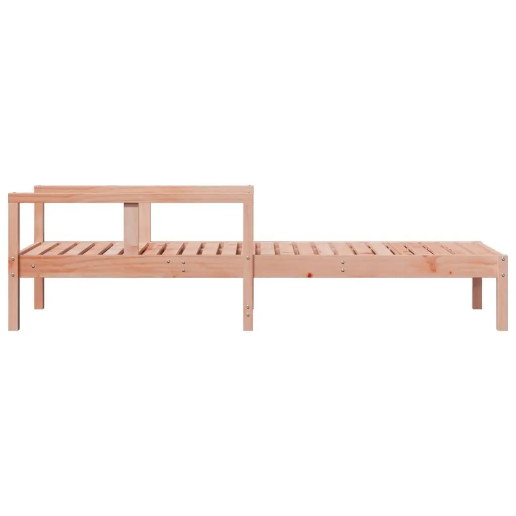 Wooden Sun Lounger with Adjustable Backrest