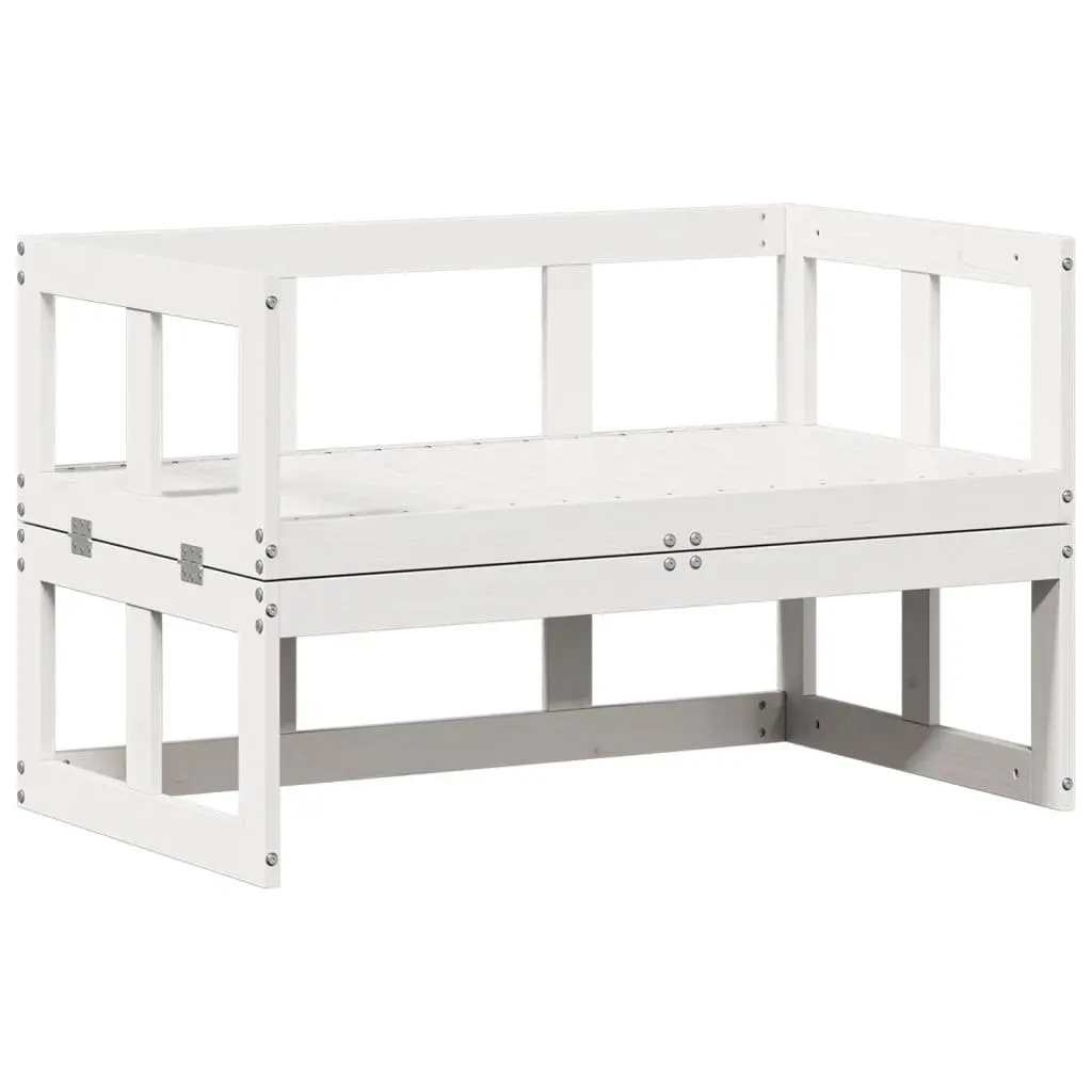 Extendable Garden Sofa Bench in Solid Pine