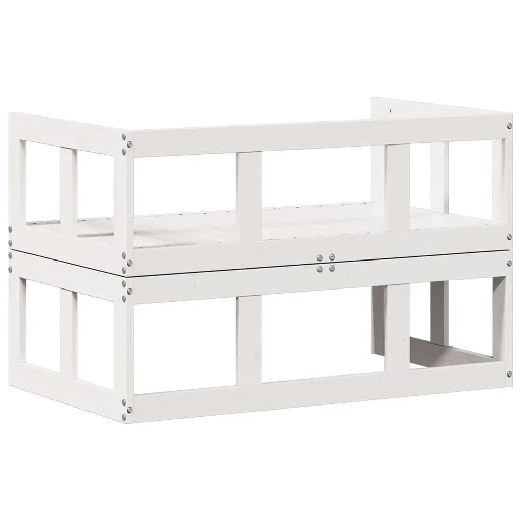 Extendable Garden Sofa Bench in Solid Pine