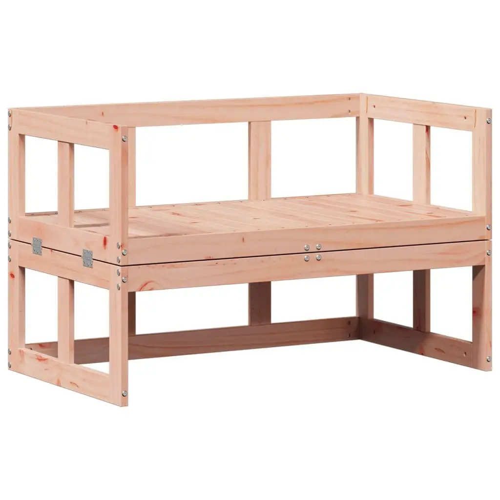 Garden Sofa Bench Extendable Outdoor Seating Brown