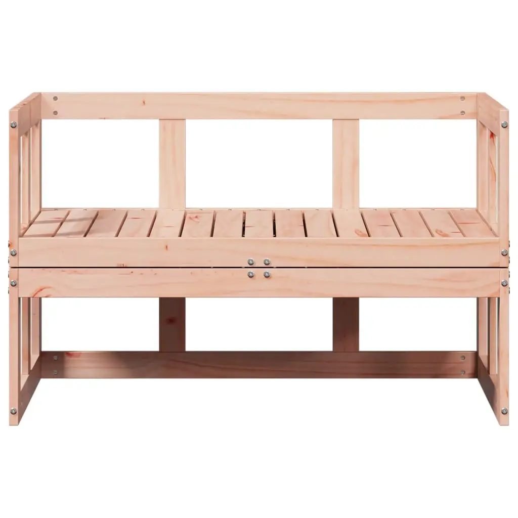 Garden Sofa Bench Extendable Outdoor Seating Brown