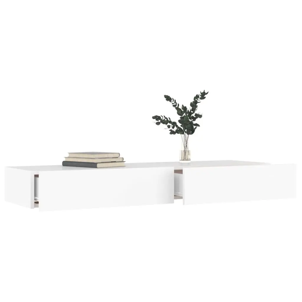 TV Cabinet with RGB LED Lighting and Storage Solutions