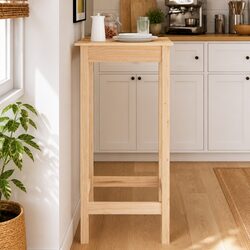 Durable and Stylish Bar Table in Solid Pine Wood