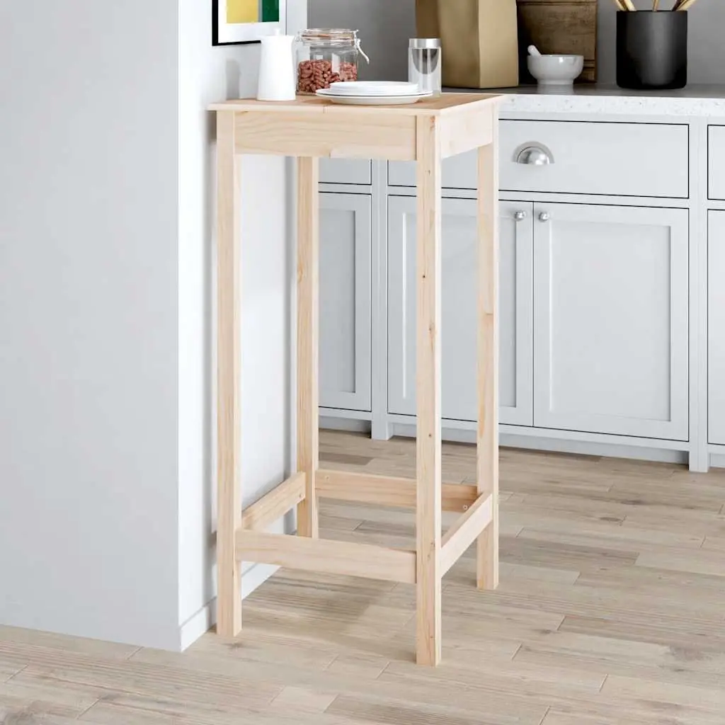 Bar Table in Solid Pine Wood