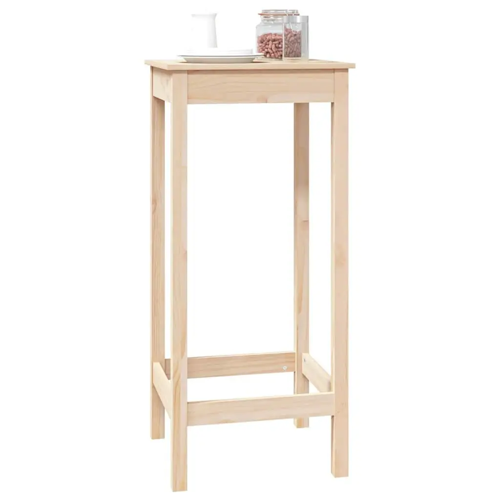 Bar Table in Solid Pine Wood
