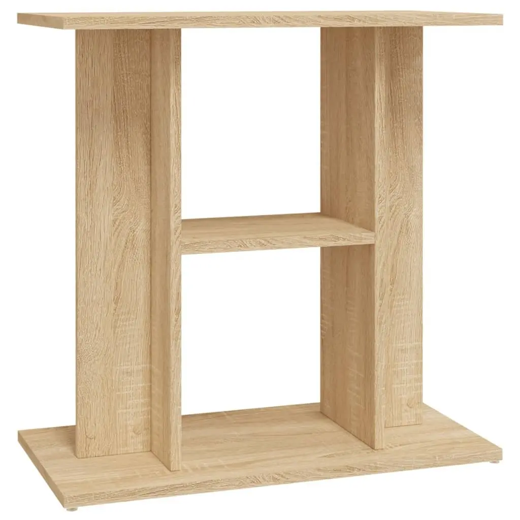 Aquarium Stand 60x30x60 cm Fish Tank Display Cabinet Brown 3 Tier Storage Furniture