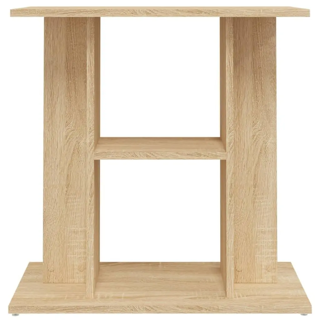 Aquarium Stand 60x30x60 cm Fish Tank Display Cabinet Brown 3 Tier Storage Furniture