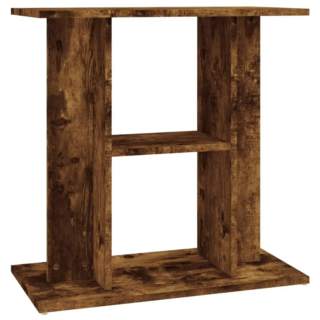 Aquarium Stand 3-Tier Fish Tank Cabinet Brown Engineered Wood