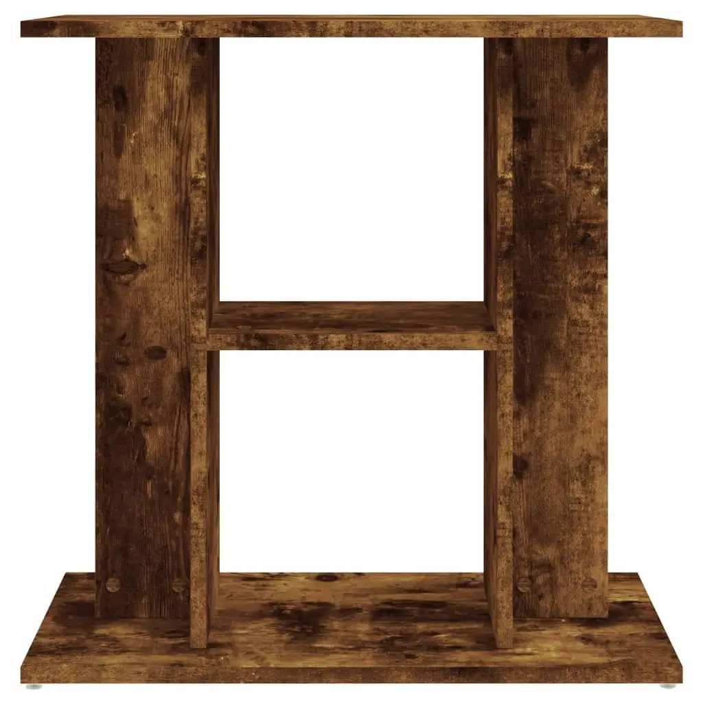 Aquarium Stand 3-Tier Fish Tank Cabinet Brown Engineered Wood