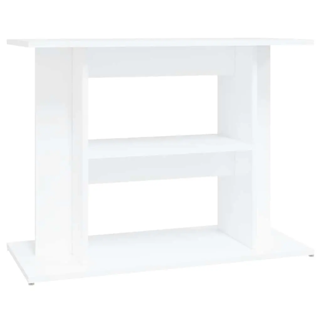 Aquarium Stand 3 Tier Fish Tank Cabinet Display Storage White 80x35x60cm