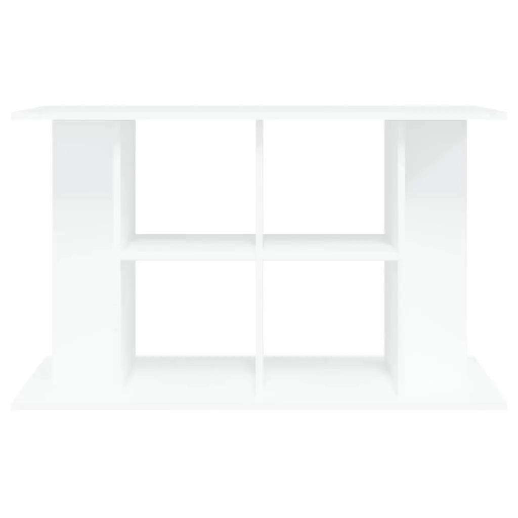 Aquarium Stand 100cm Fish Tank Base Storage Organiser White Engineered Wood