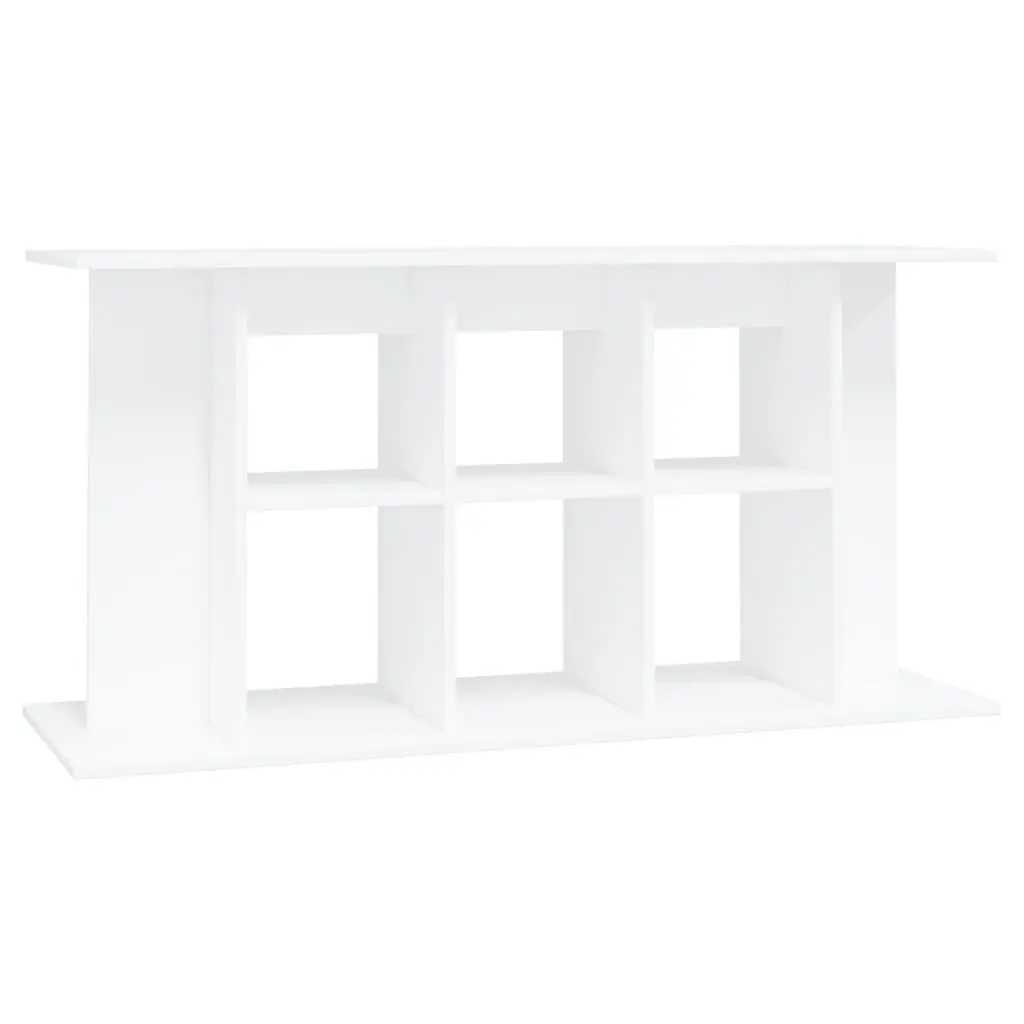 Aquarium Cabinet Stand Storage Unit White 120cm x 40cm x 60cm Fish Tank Display Holder