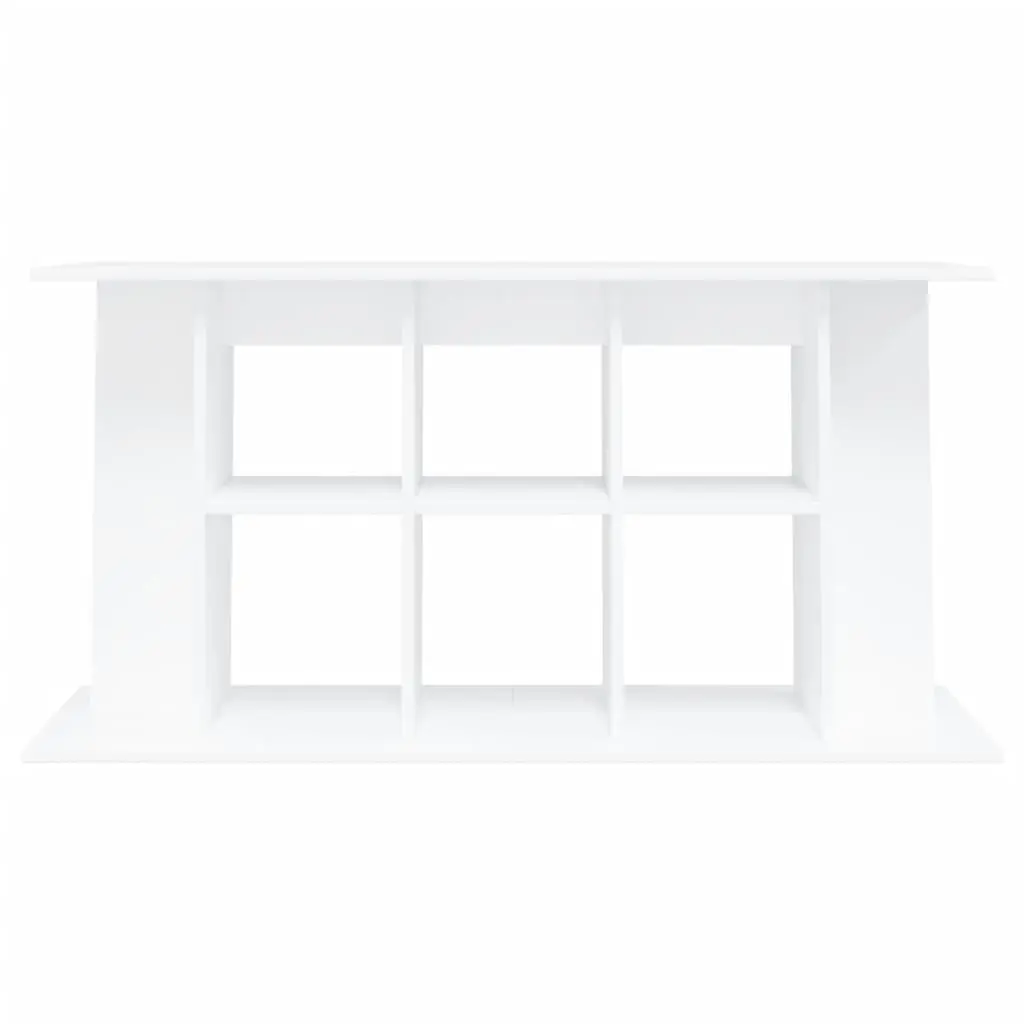 Aquarium Cabinet Stand Storage Unit White 120cm x 40cm x 60cm Fish Tank Display Holder