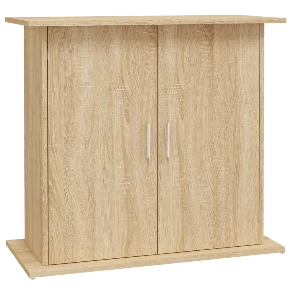 Aquarium Stand Fish Tank Cabinet Storage Compartment 81 x 36 x 73 cm Brown Engineered Wood