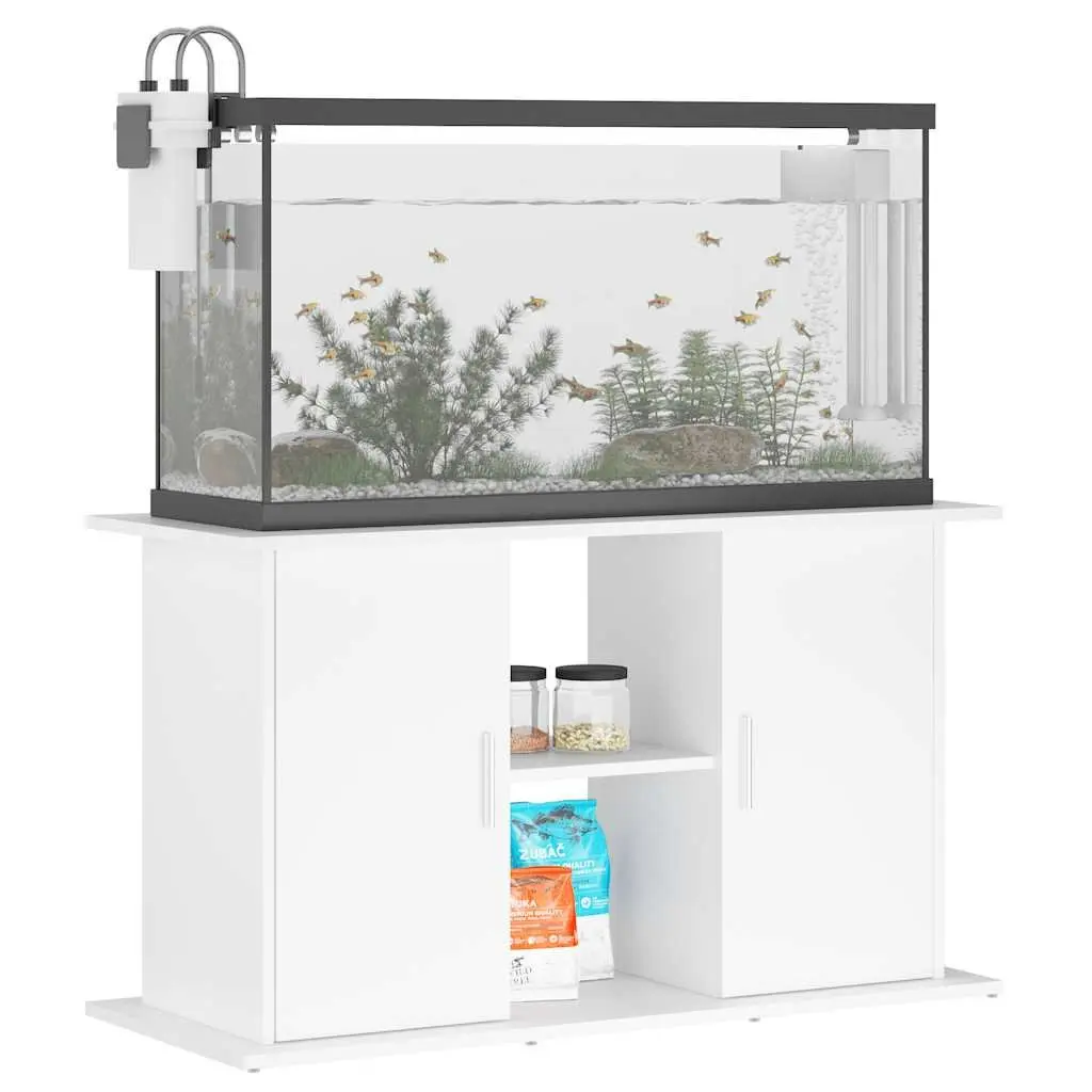 Aquarium Stand Fish Tank Cabinet Storage Unit 101x41x58cm White