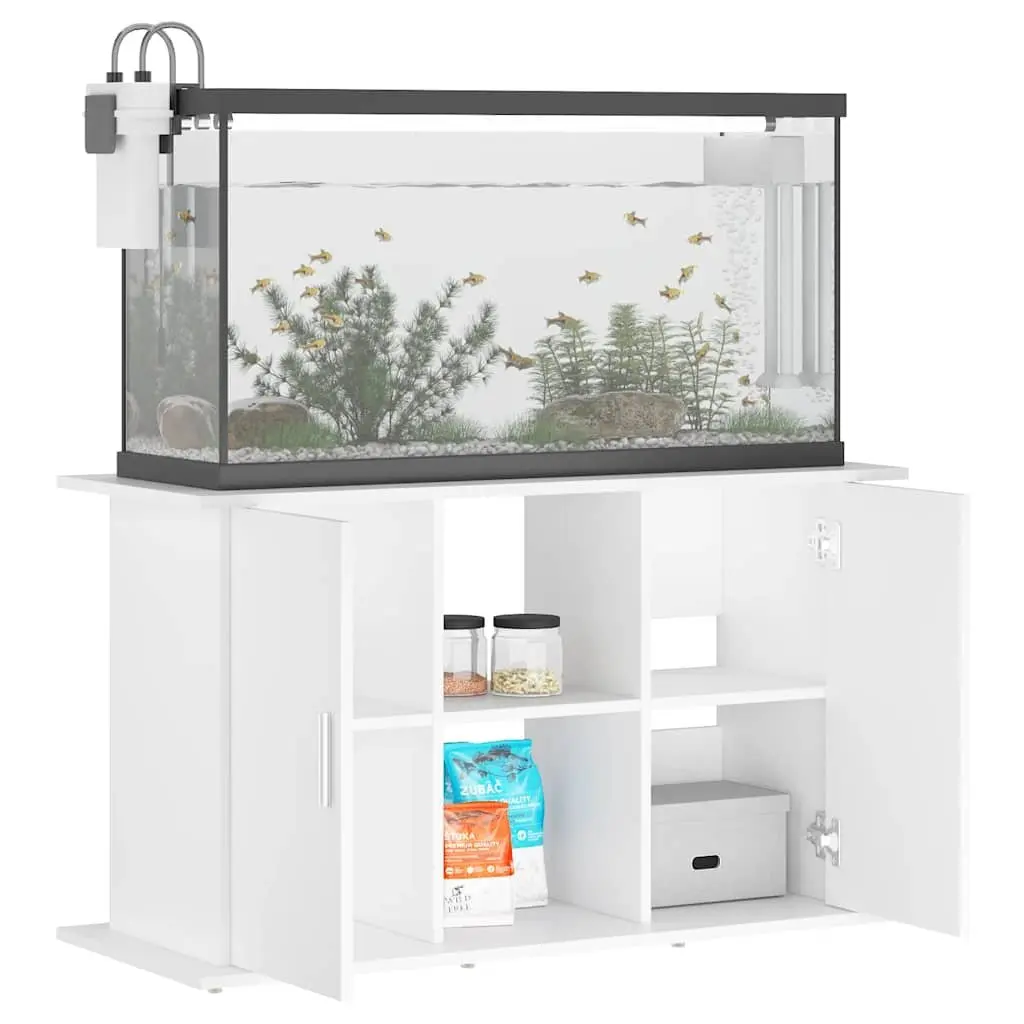 Aquarium Stand Fish Tank Cabinet Storage Unit 101x41x58cm White