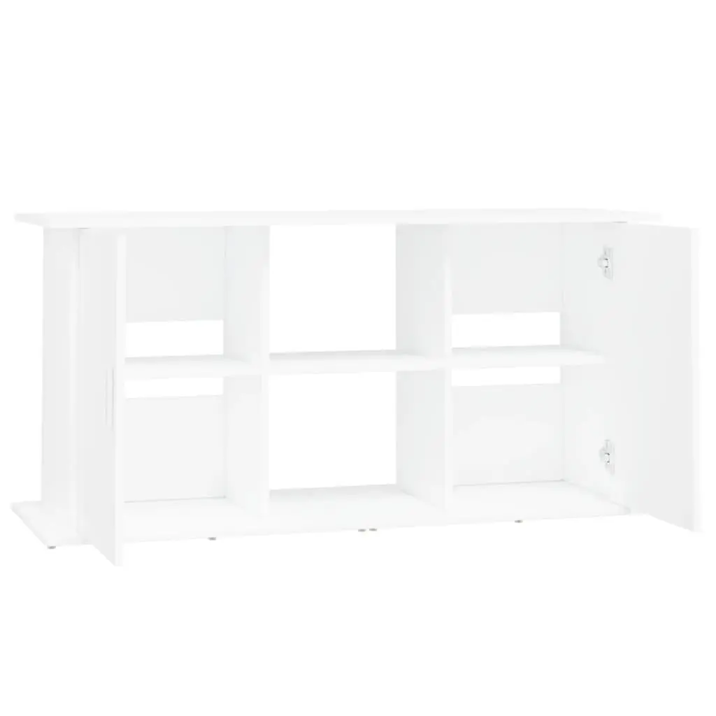 Fish Tank Display Stand White Cabinet with Shelves Storage 121cm x 41cm x 58cm