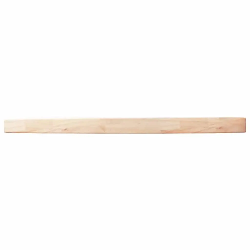 Round Solid Wood Table Top Ø50cm x 3cm Brown Pine Dining Side Tabletop