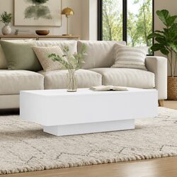 Reliable White Coffee Table with Modern Features