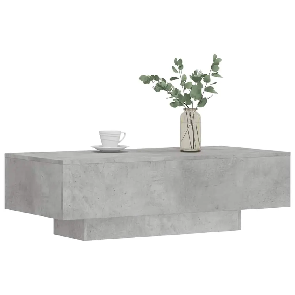 Coffee Table Grey Modern Design Spacious Tabletop Living Room Furniture Accent