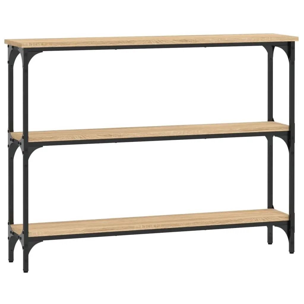 Console Table Entryway Hallway Living Room Storage 100 x 22.5 x 75 cm Sonoma Oak Brown
