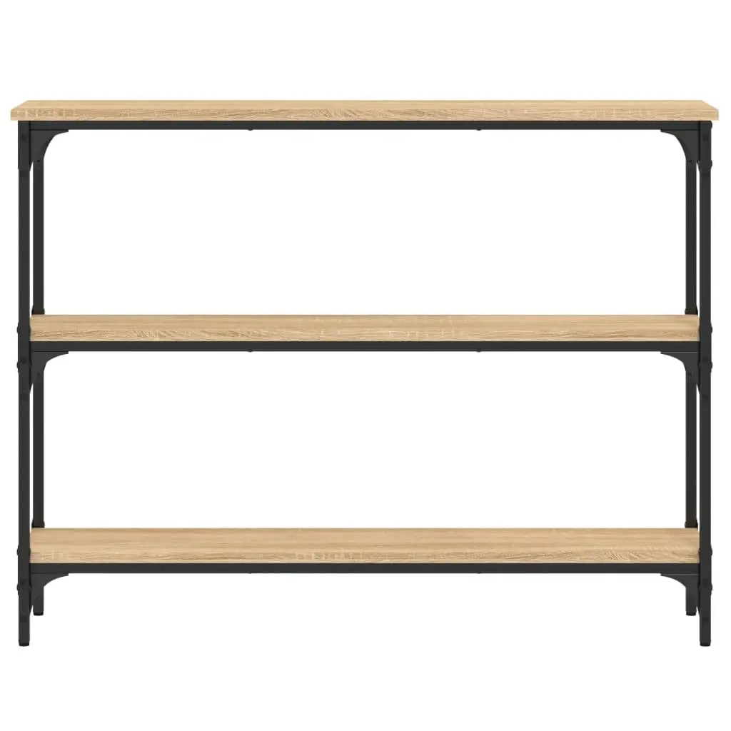 Console Table Entryway Hallway Living Room Storage 100 x 22.5 x 75 cm Sonoma Oak Brown