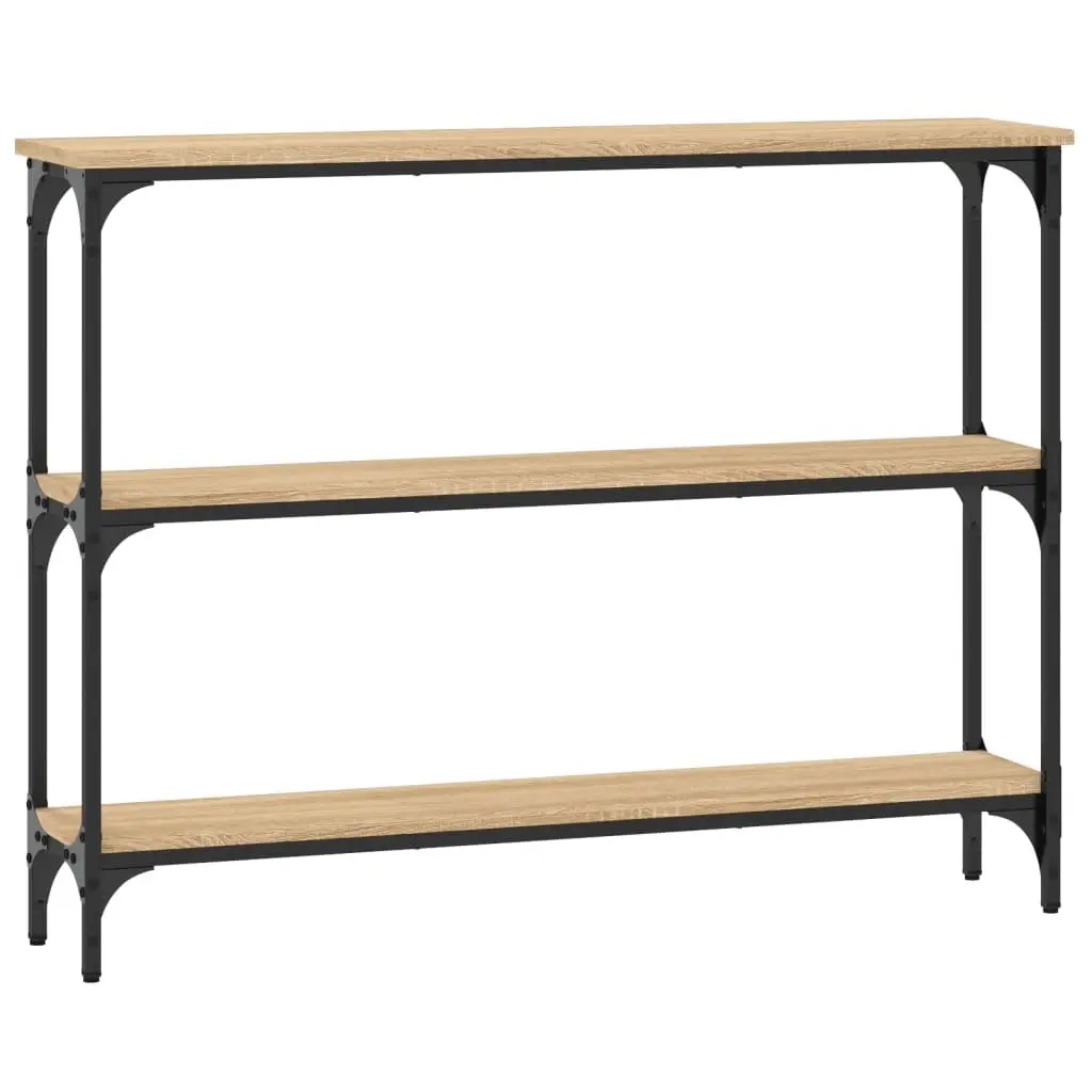 Console Table Entryway Hallway Living Room Storage 100 x 22.5 x 75 cm Sonoma Oak Brown
