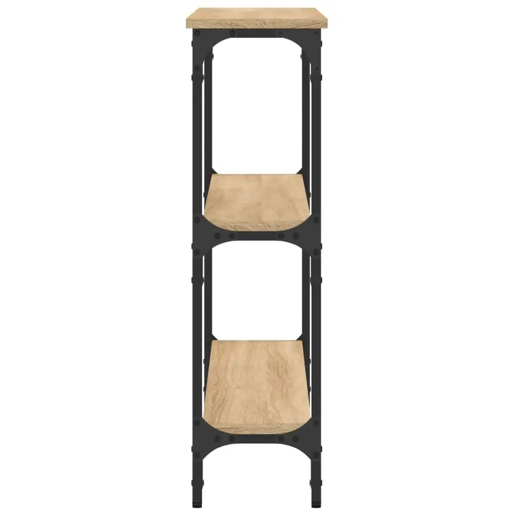 Console Table Entryway Hallway Living Room Storage 100 x 22.5 x 75 cm Sonoma Oak Brown