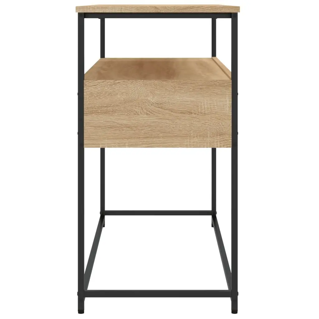 Console Table with Sonoma Oak Finish