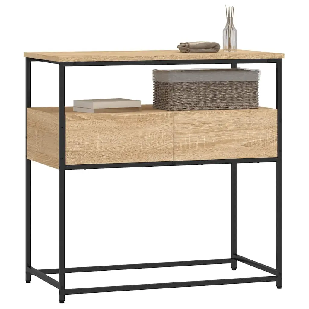 Console Table Entryway Storage 75W x 40D x 75H cm Brown