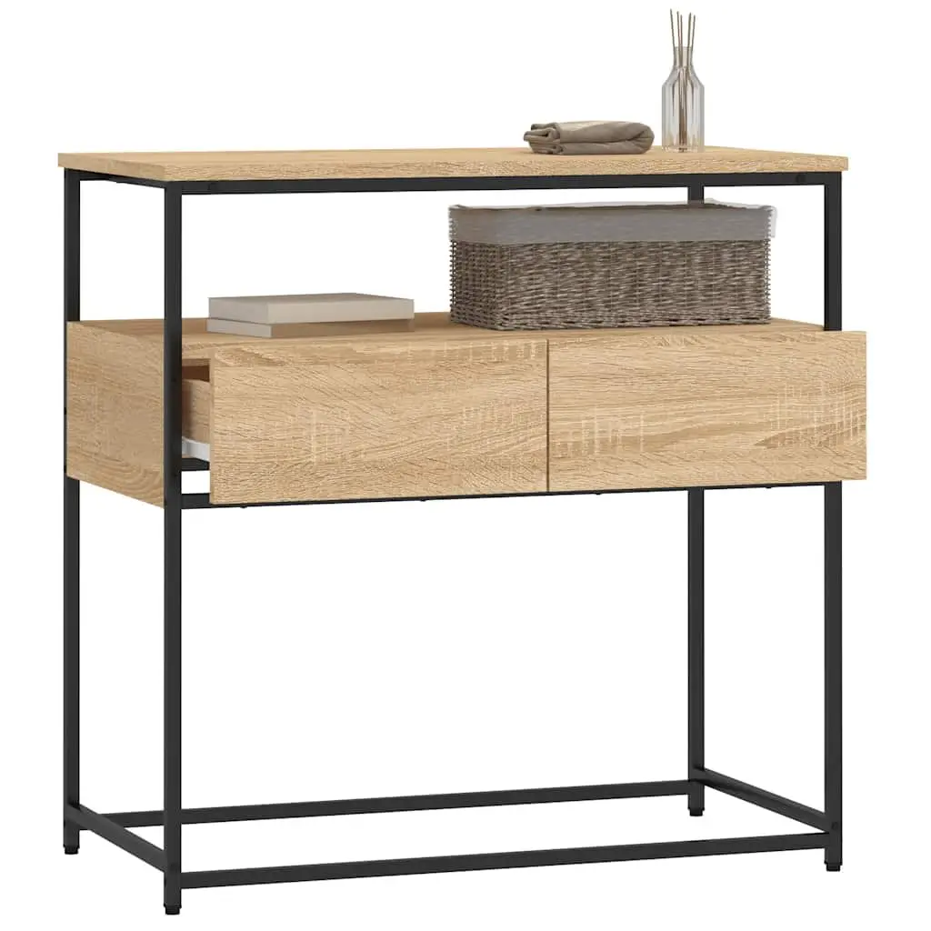Console Table Entryway Storage 75W x 40D x 75H cm Brown