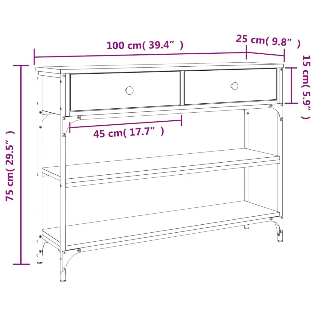 Console Table with Ample Storage Space