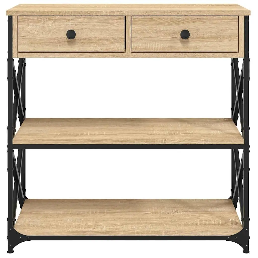 End Table Console Hallway Entryway Accent Storage Display Brown Sofa Side