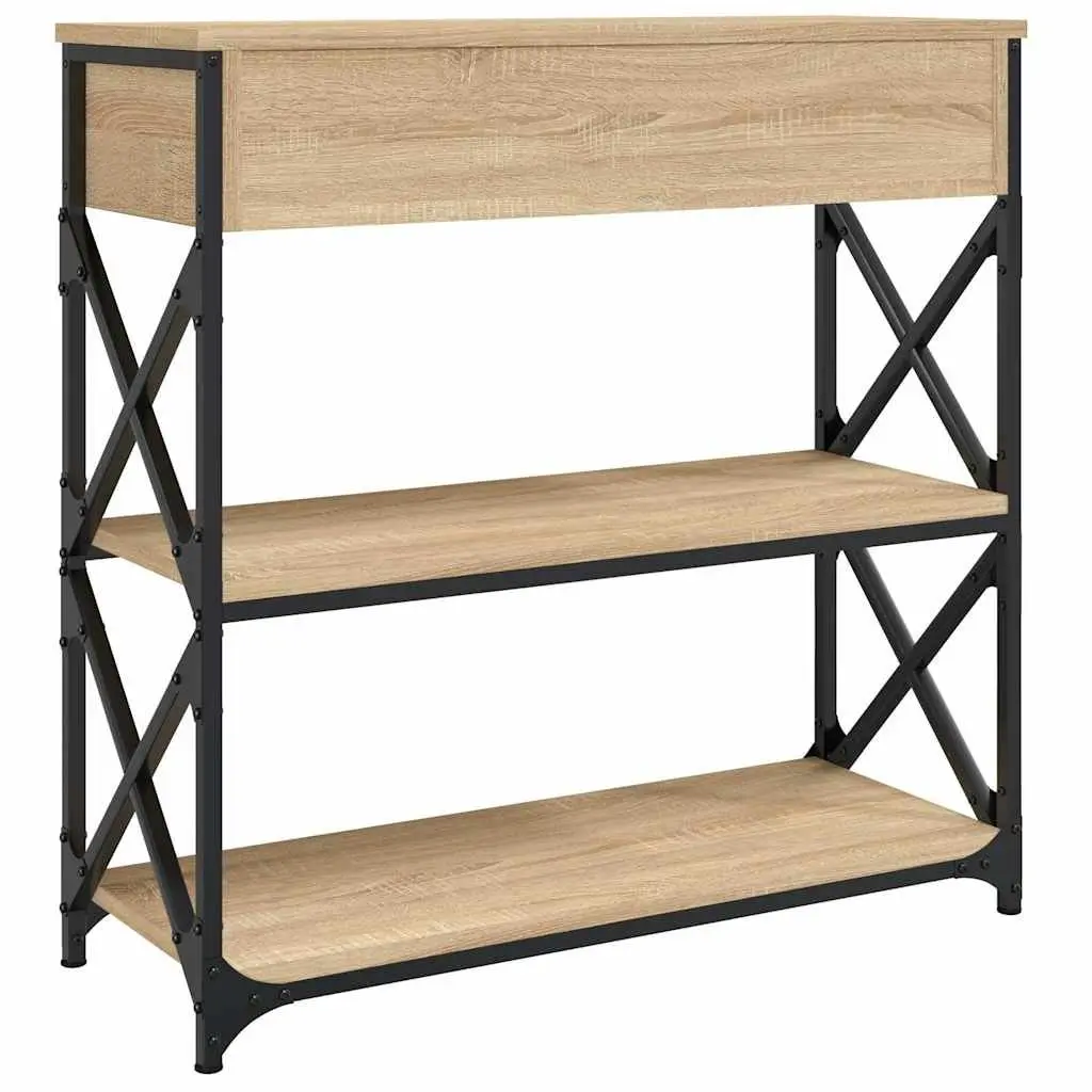 End Table Console Hallway Entryway Accent Storage Display Brown Sofa Side