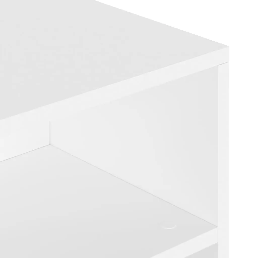 White Coffee Table with Ample Storage