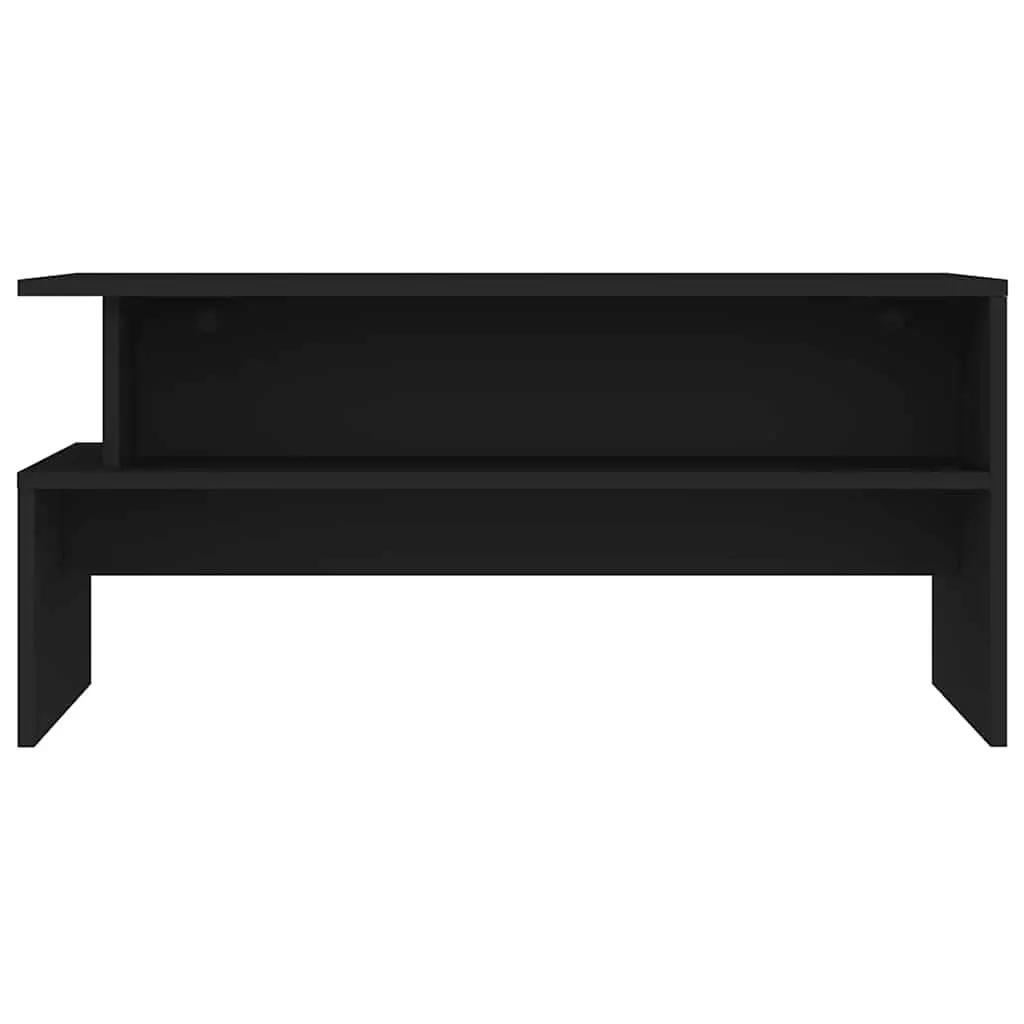 Black Coffee Table with Ample Storage Space